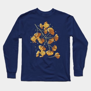 Ginkgo Golden Fish by Tobe Fonseca Long Sleeve T-Shirt